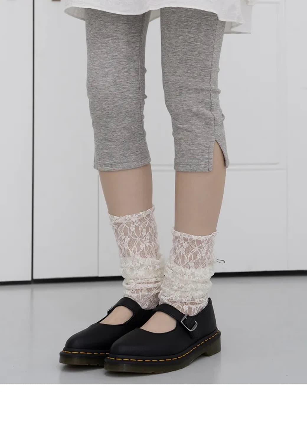틸데서울 아쿠아 써머 카프리 레깅스 그레이 상품이미지1