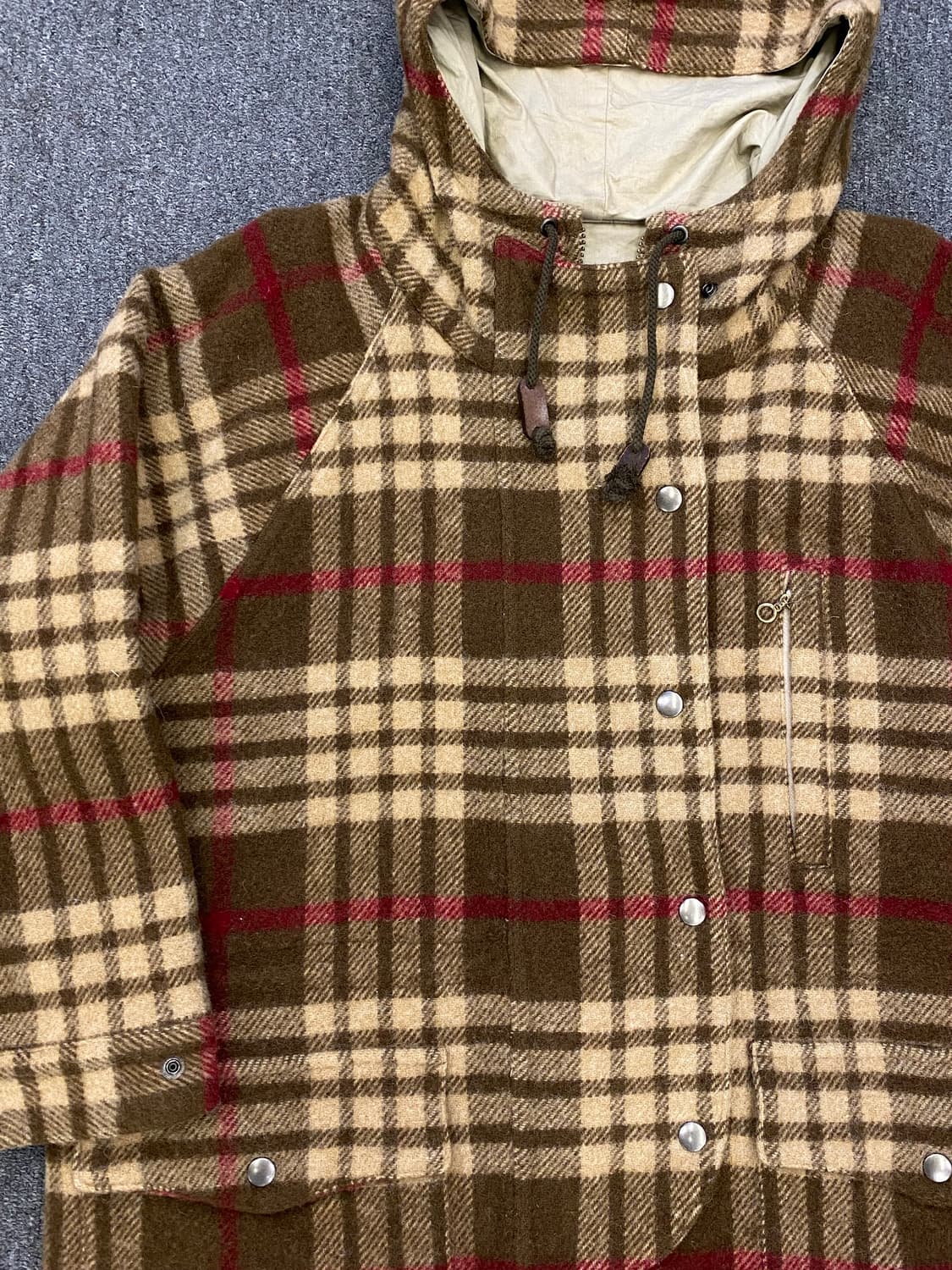 90s Ralph lauren 랄프로렌 컨트리 울 하프코트 상품이미지2