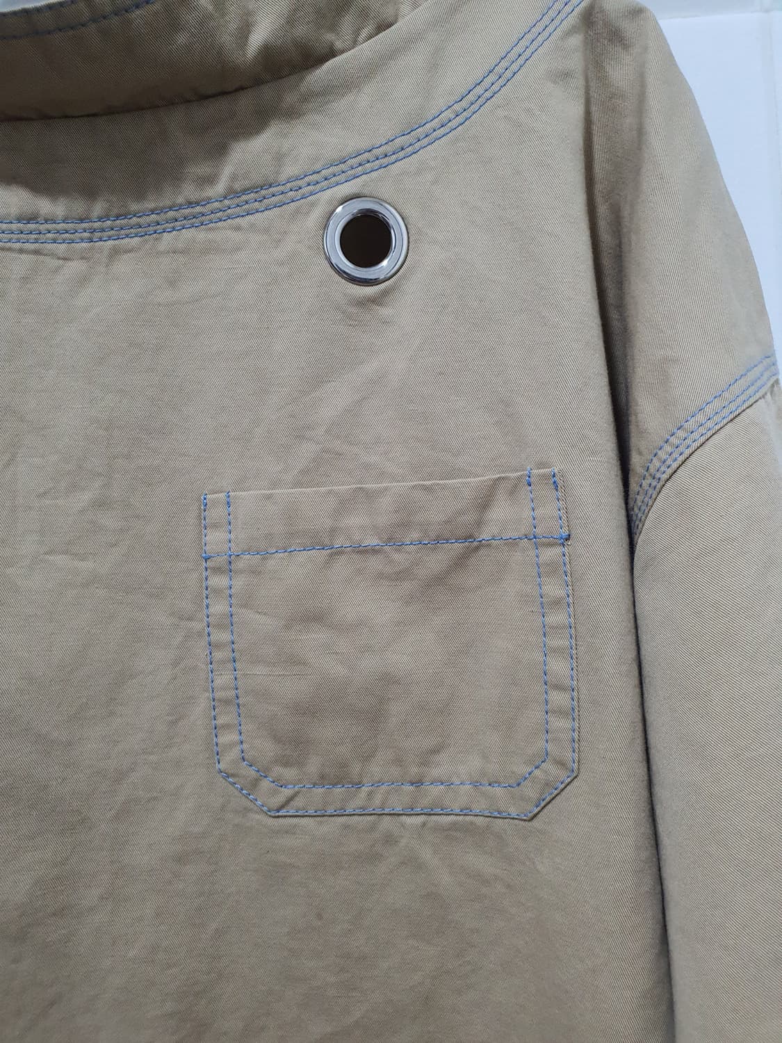 마르니 MARNI 카멜 아일렛 포켓 탑 사이즈 40 상품이미지5