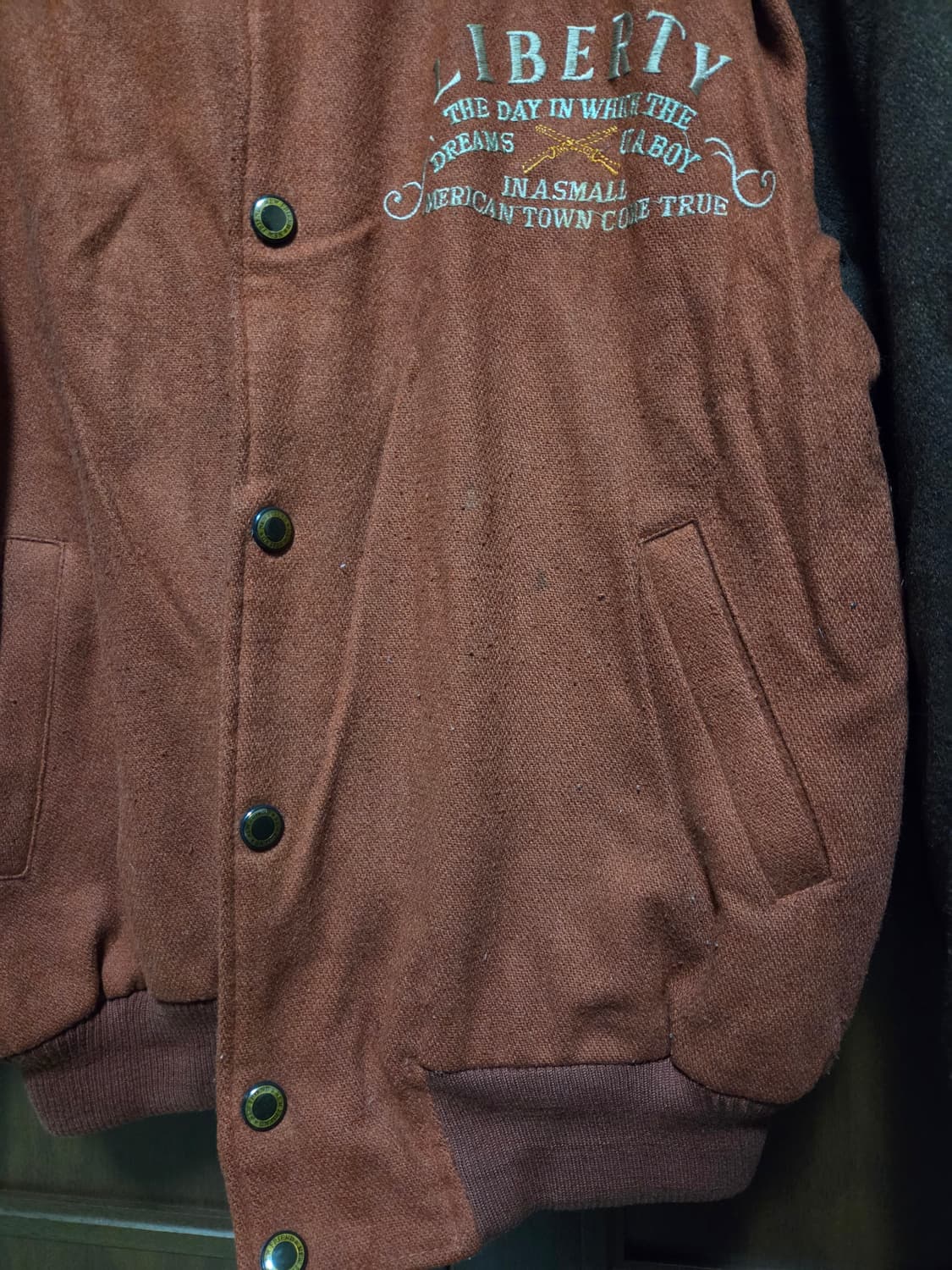 90's 빈티지 자수 봄버지켓 상품이미지3