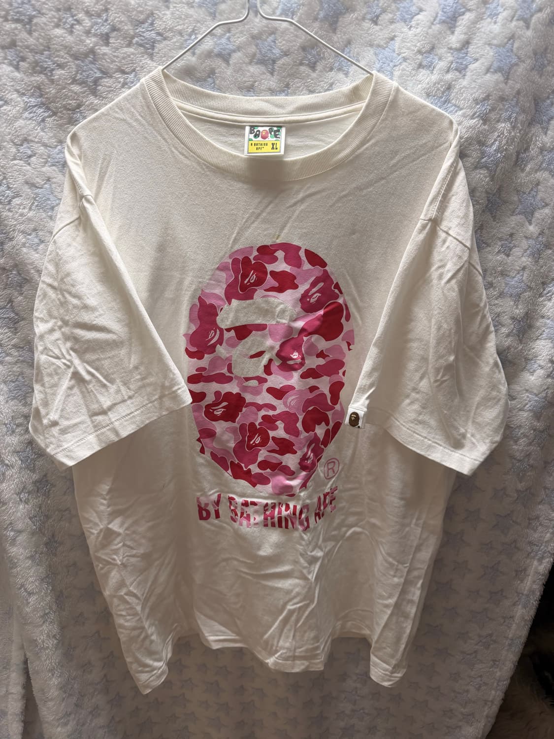 BAPE 베이프 핑크 카모 반팔 XL 상품이미지1