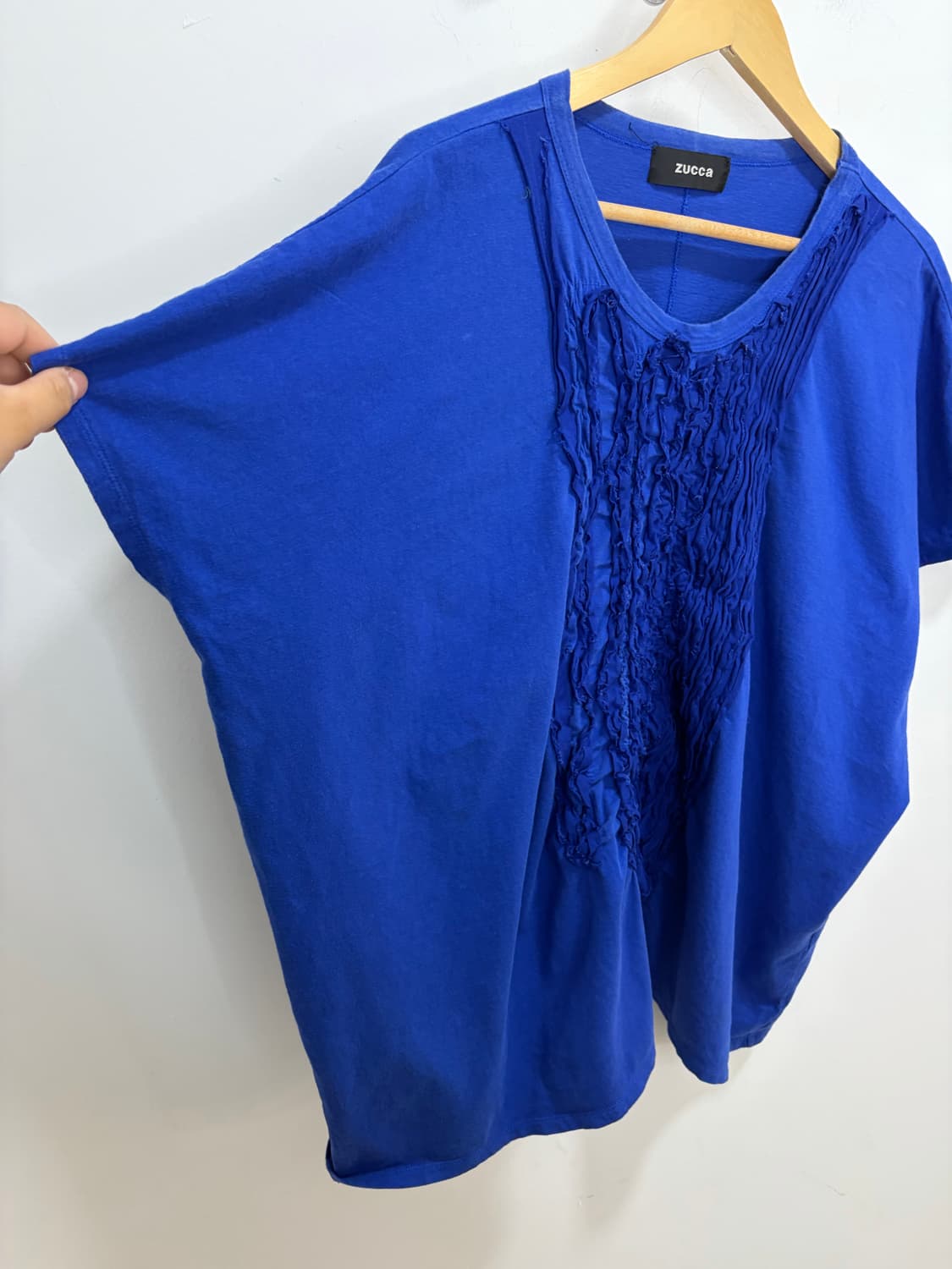 Zucca 오버핏 프릴 반팔 티셔츠 상품이미지7