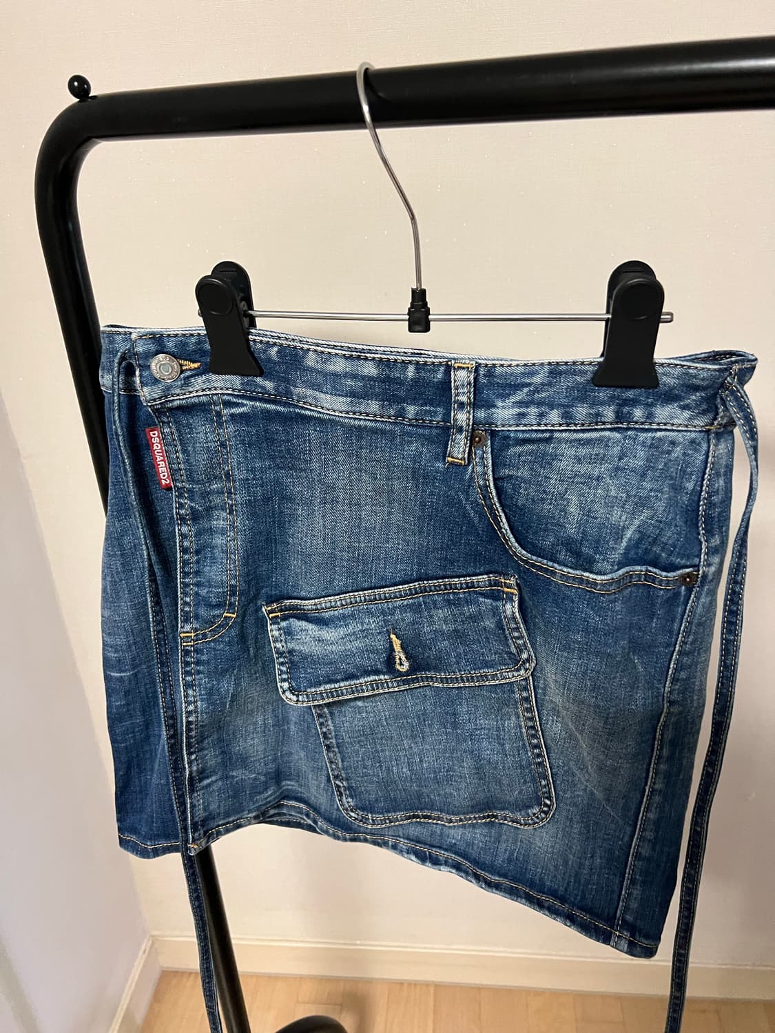 Dsquared2 디스퀘어드 랩 데님 스커트 상품이미지5