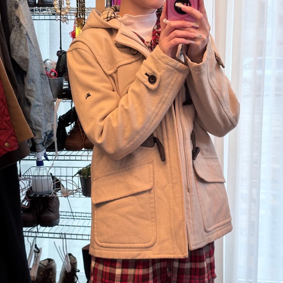 버버리 아이보리 떡코트 상품이미지2