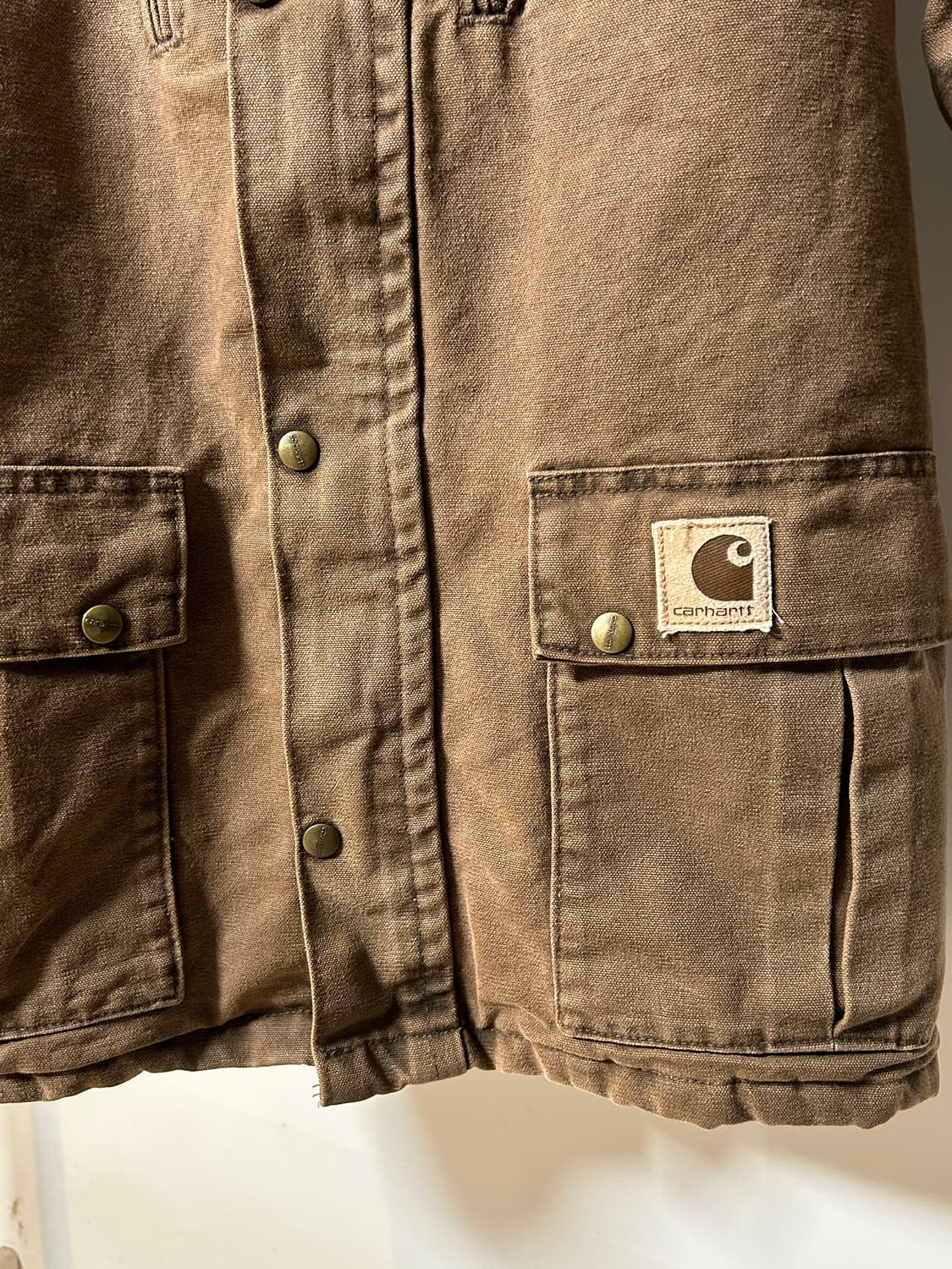 90s Carhartt U.S.A. Made Work Jacket 상품이미지2