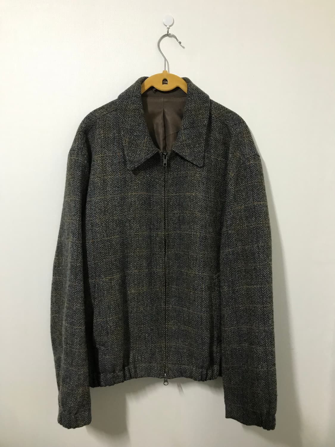 [2] 브라운야드 해리스 트위드 블루종 브라운 상품이미지2