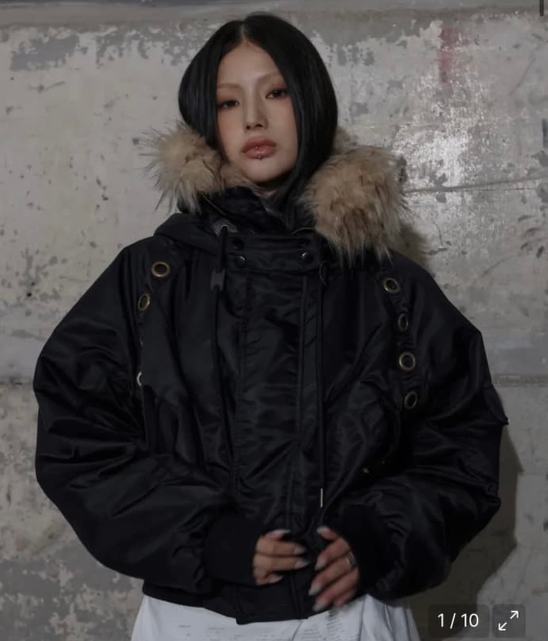 팬시클럽 아일렛 블루종 상품이미지1