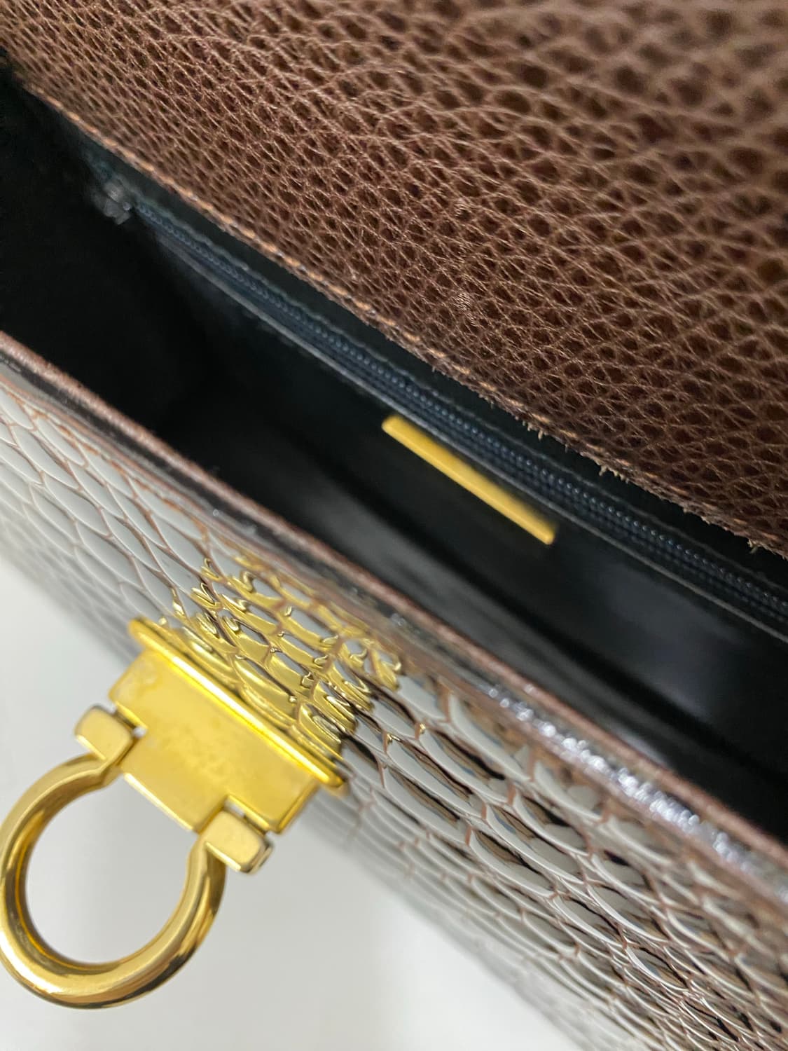 레더 블랙 핸드&숄더백 상품이미지6