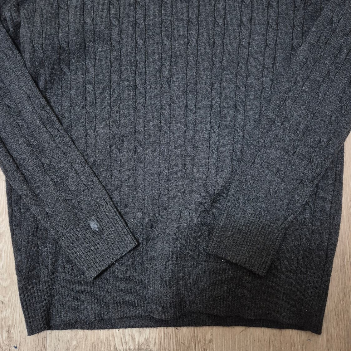 비버리힐즈폴로클럽 스몰포니 모직 꽈배기 니트 상품이미지3