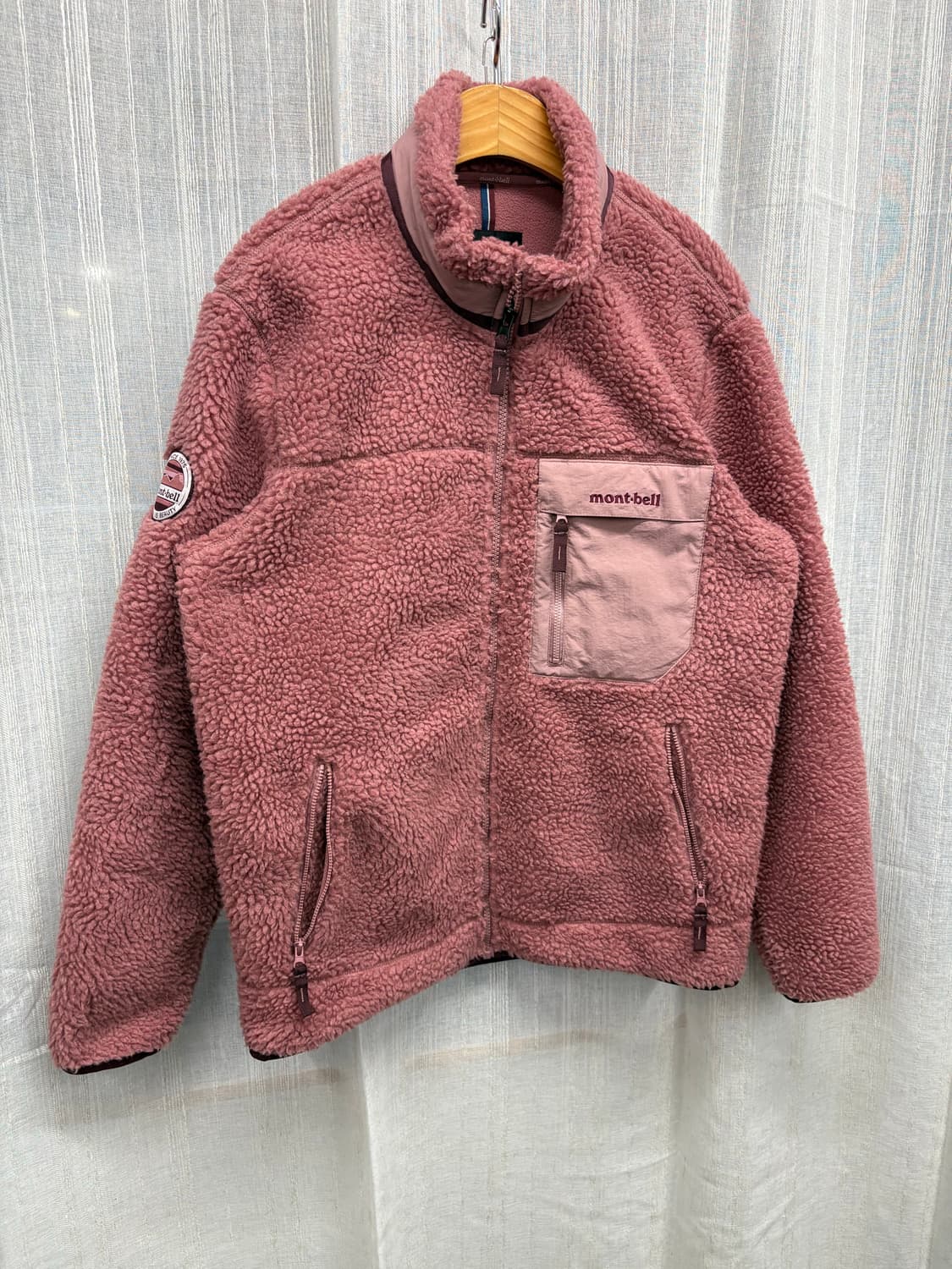 몽벨 인디핑크 양털 플리스 후리스 자켓 상품이미지4