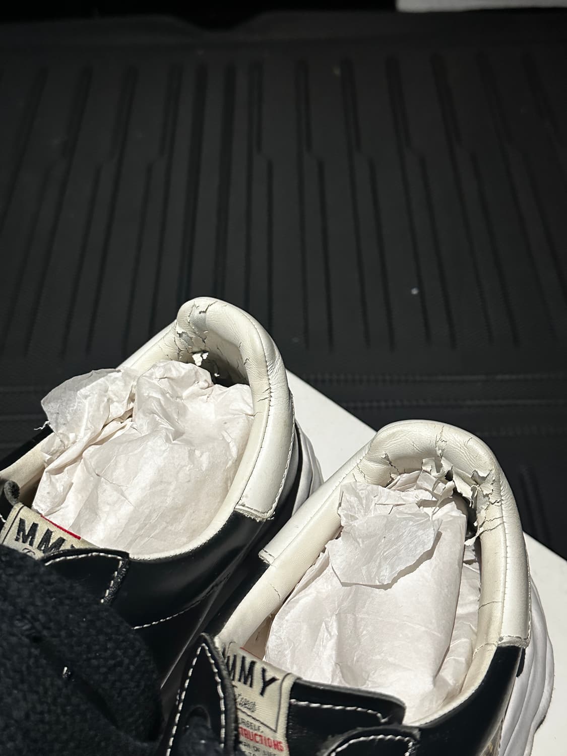 [42] 미하라야스히로 블레이키 레더 검흰 상품이미지5