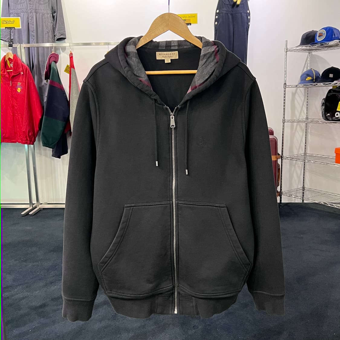 [2XL] 버버리 노바체크 후드집업  15600 상품이미지1