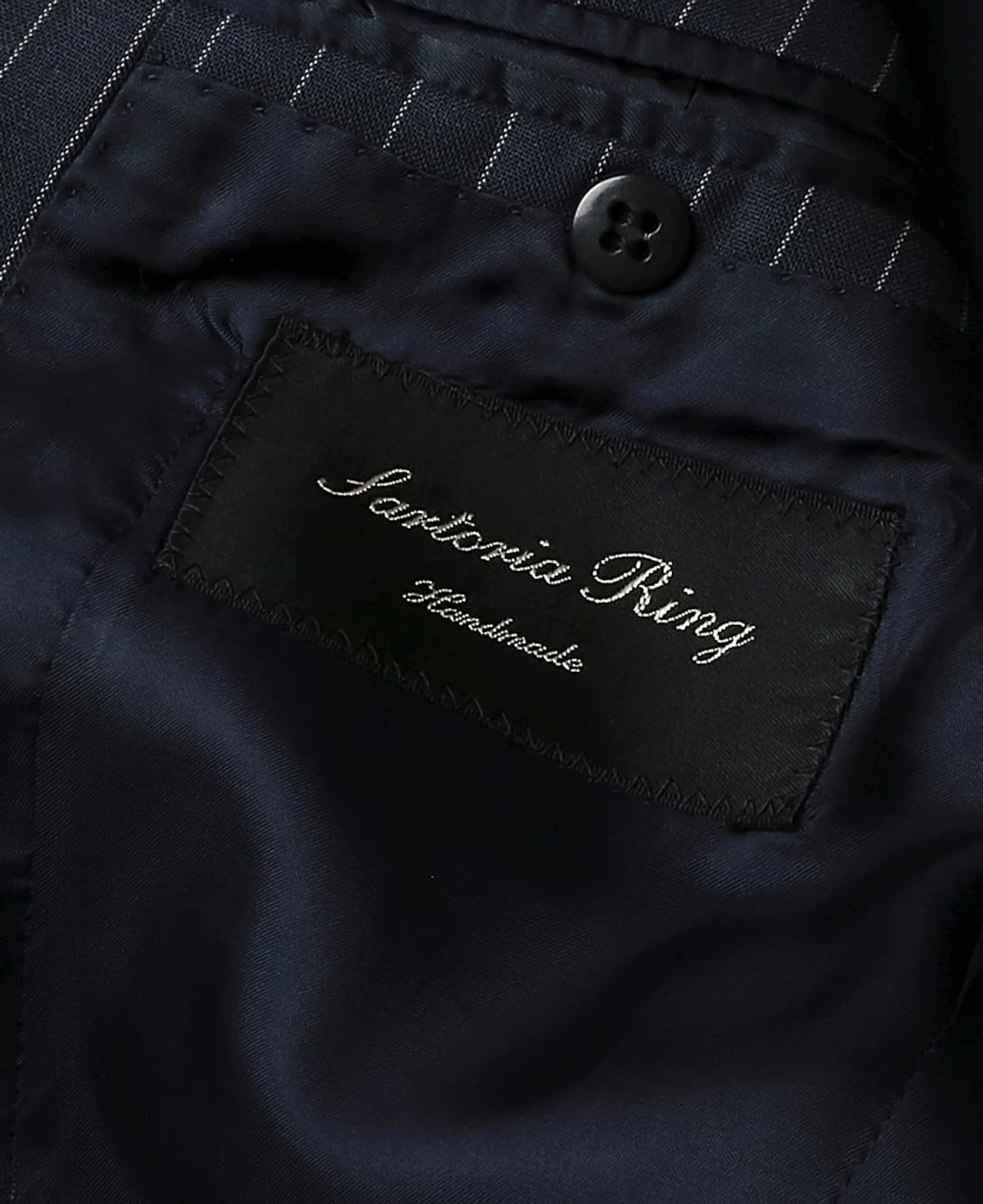 링자켓 [Sartoria Ring] 네이비 스트라이프 블레이저 자켓 상품이미지5