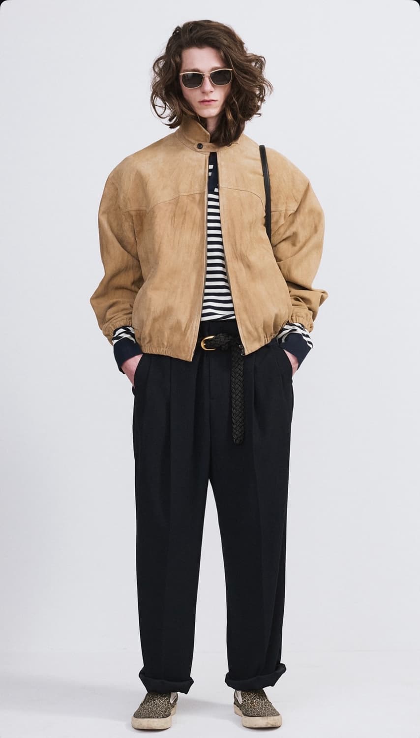 렉토 26SS 마리나 썸머 폴로 니트 탑 카라 니트 네이비 상품이미지6