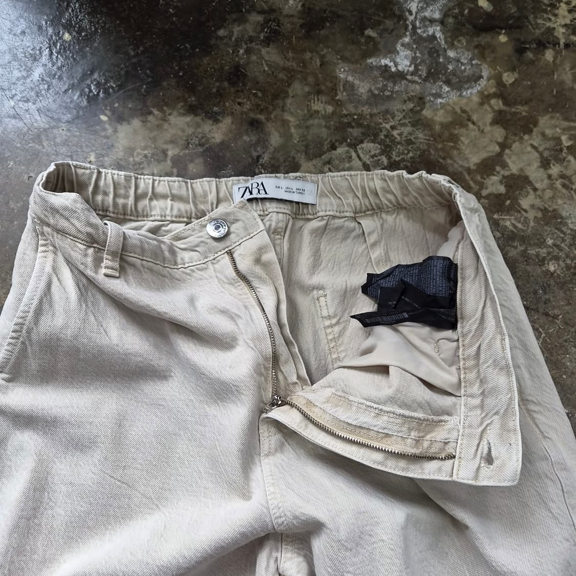 L) ZARA 자라 데님 조거팬츠 청바지 상품이미지3