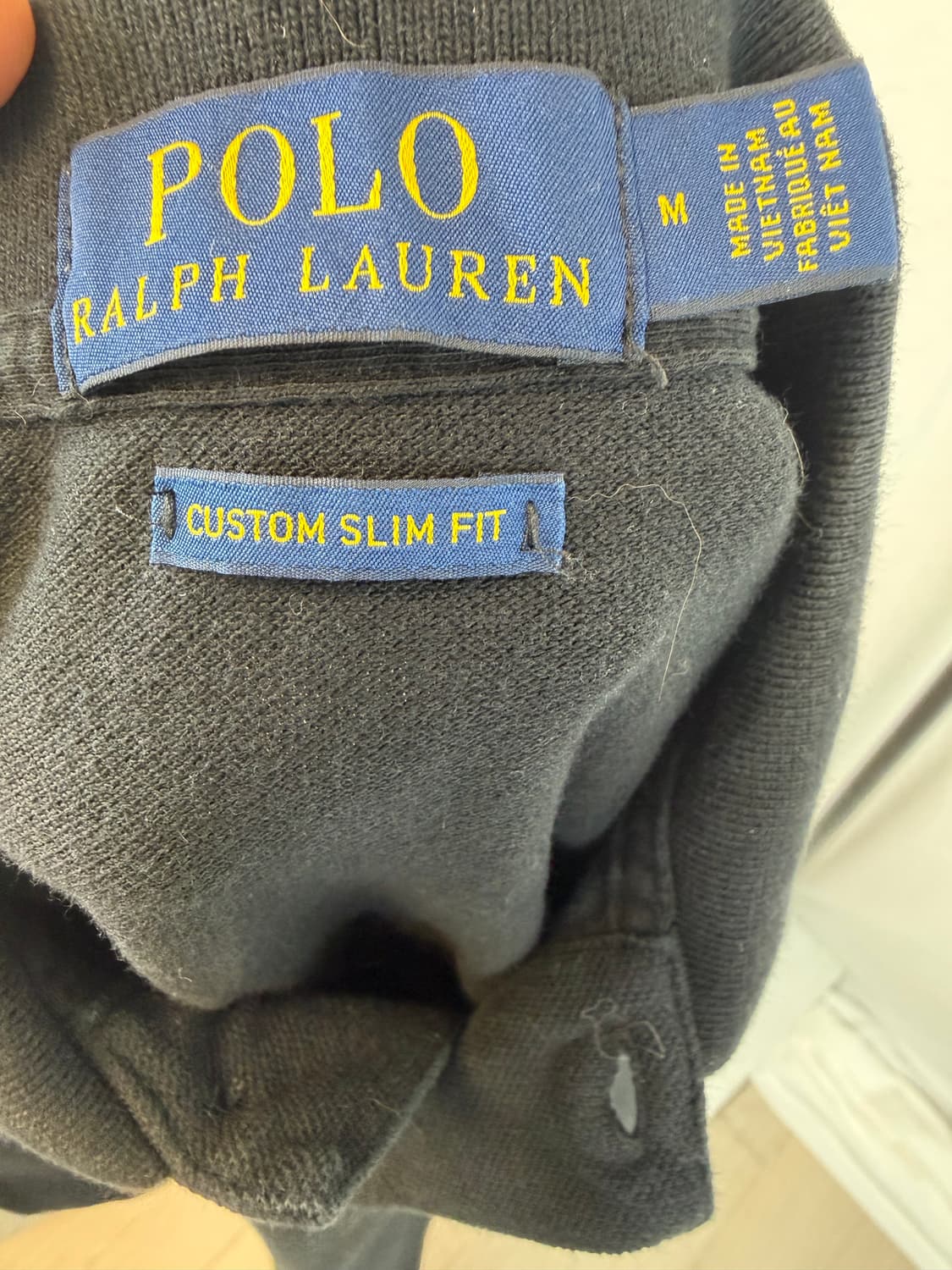 [Polo]폴로 랄프로렌 빅포니 반팔 블랙 M (김하온 착용상품) 상품이미지3