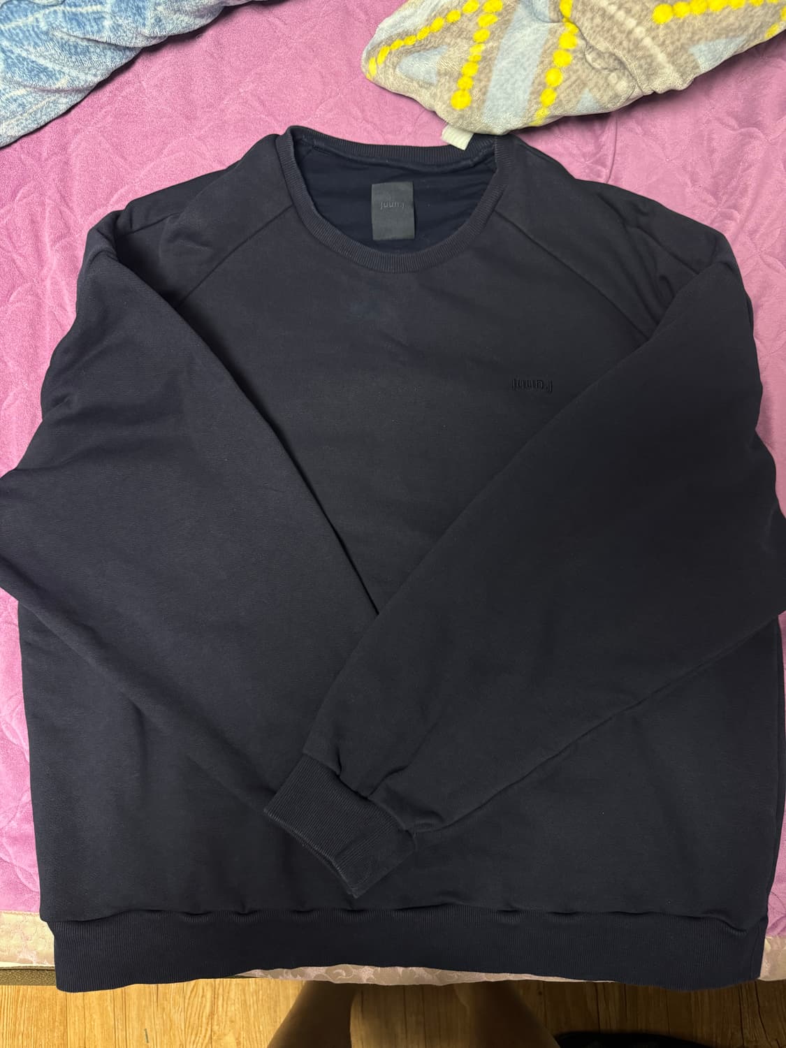 준지 맨투맨 네이비 M(105) 상품이미지1