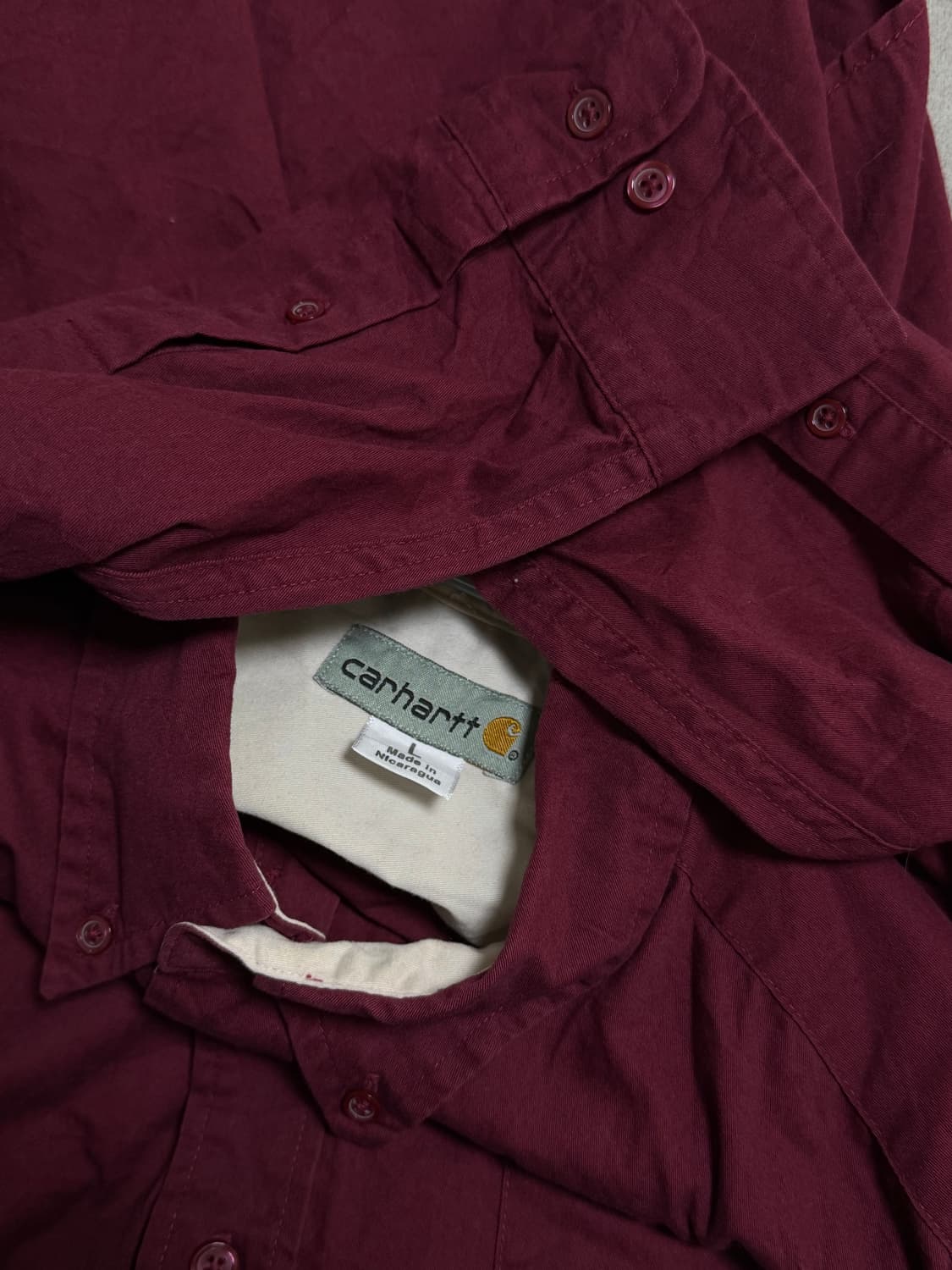 칼하트FR 원포켓 긴팔셔츠 L 상품이미지4