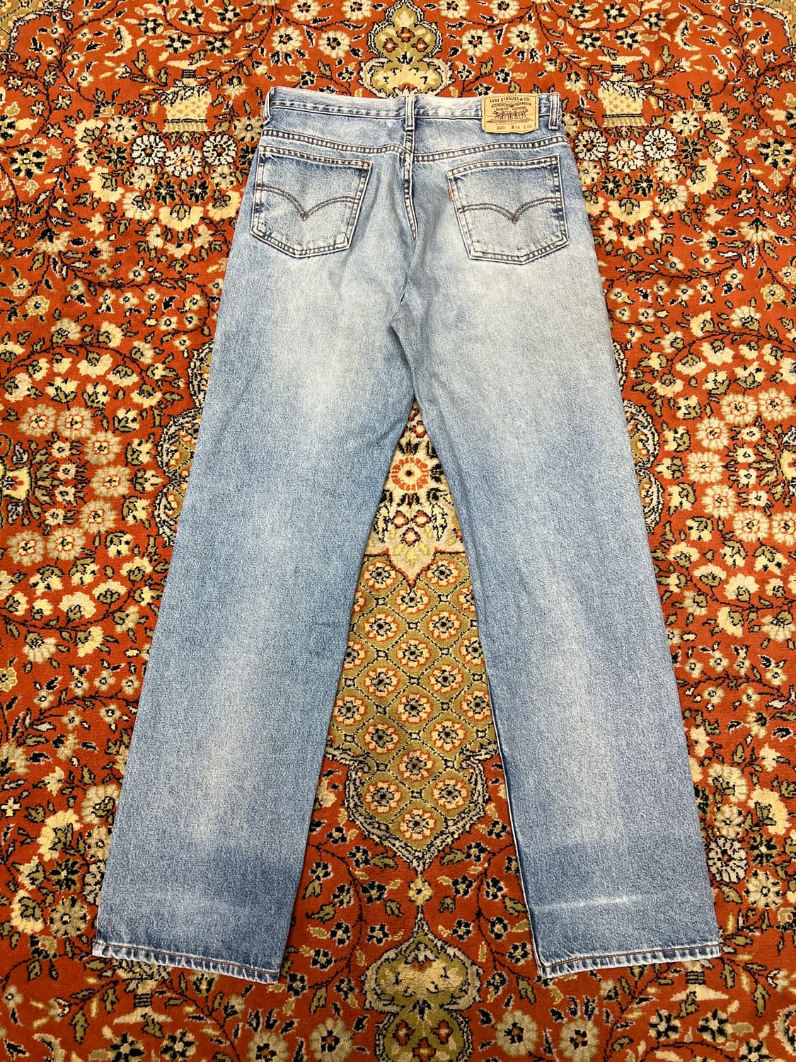 [33] 리바이스 220 빈티지 오렌지탭 연청 데님팬츠 상품이미지2