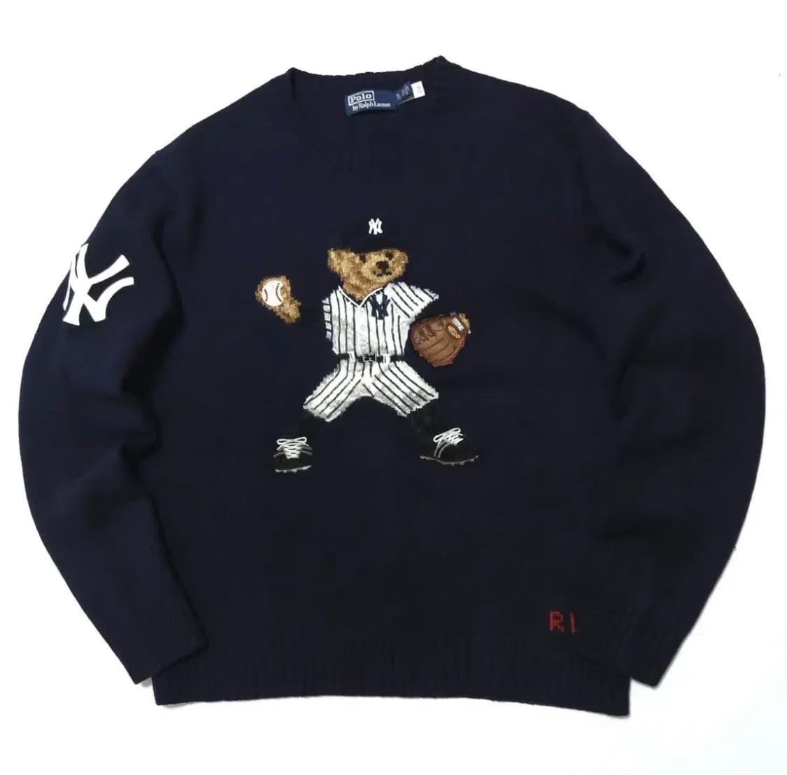 폴로 랄프로렌 뉴욕 양키스 베어 니트 스웨터 상품이미지1
