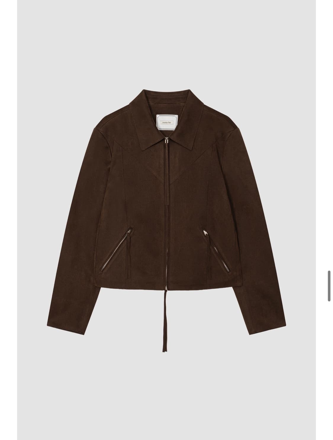 오버듀플레어 웨스턴 스웨이드 자켓 상품이미지1