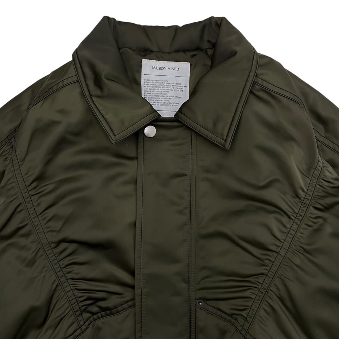 메종미네드 ma-1 올리브카키 봄버 자켓 상품이미지4