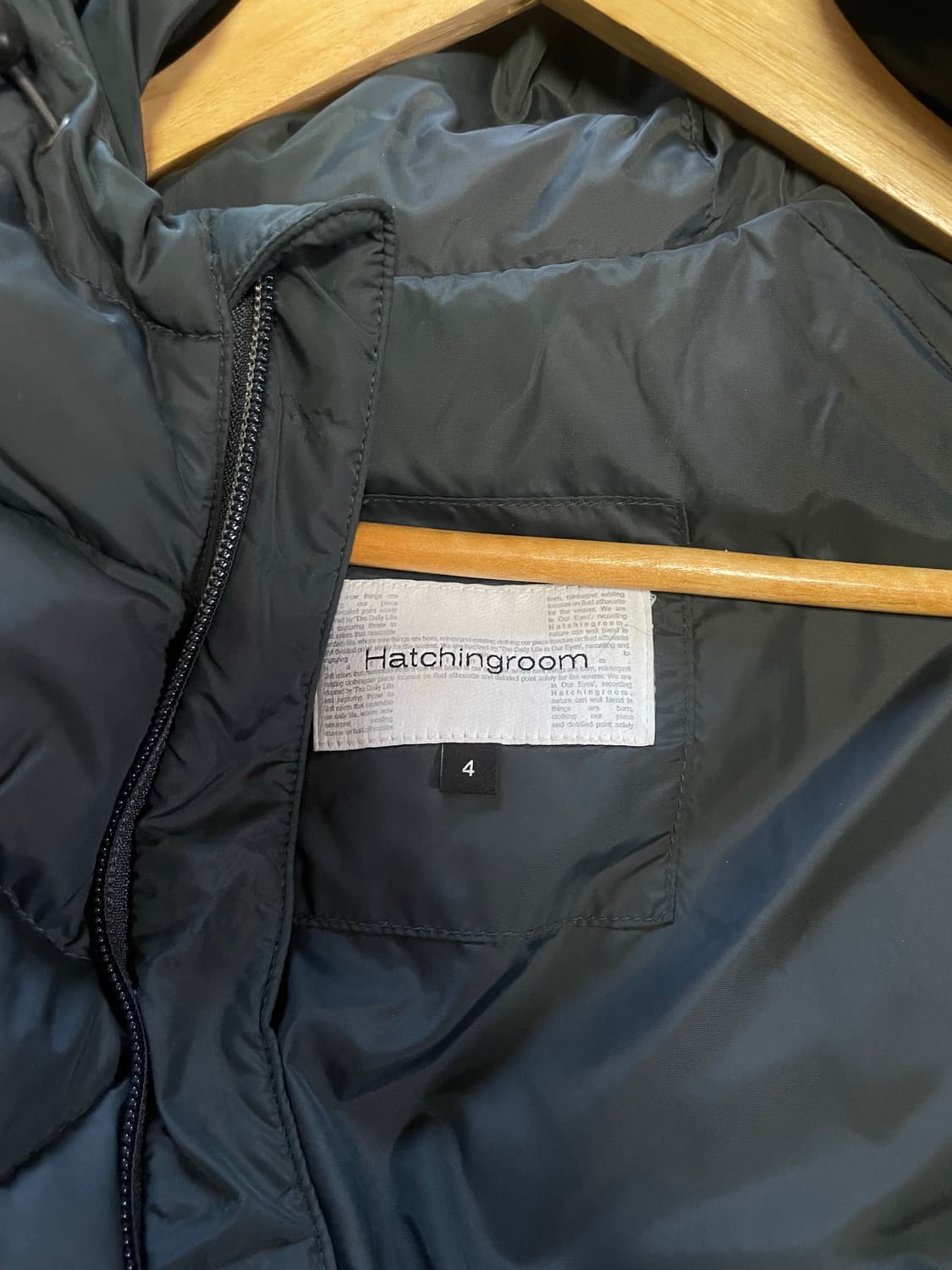 해칭룸 23FW 웹 구스다운 차콜 4사이즈 상품이미지4