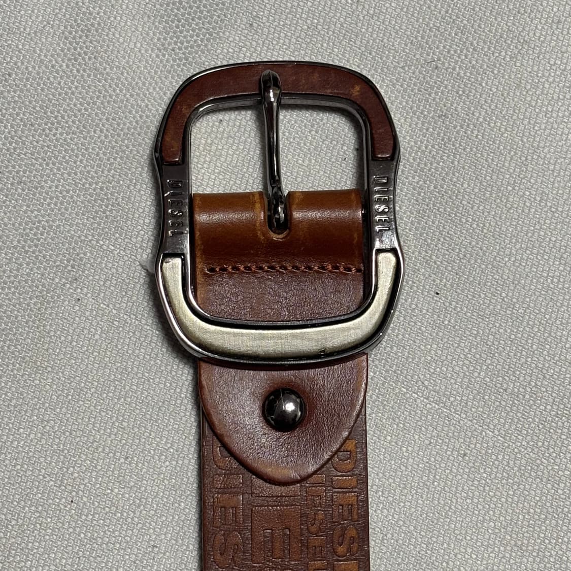 OS 디젤 브라운 가죽 벨트 상품이미지2