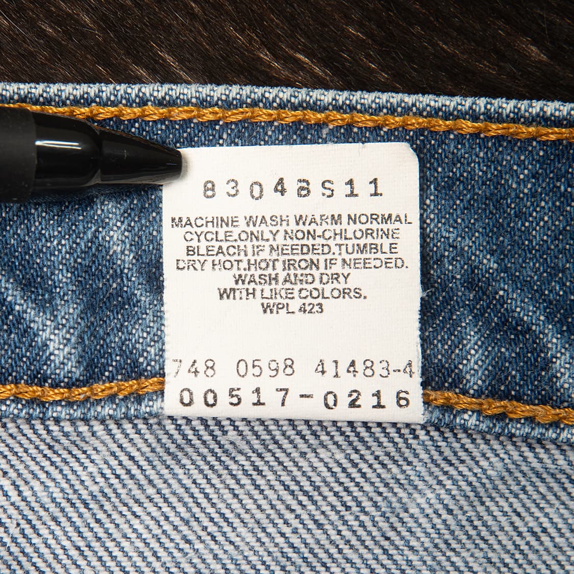 [33] 90s 리바이스 콜롬비아 메이드 517 부츠컷 데님팬츠  상품이미지9