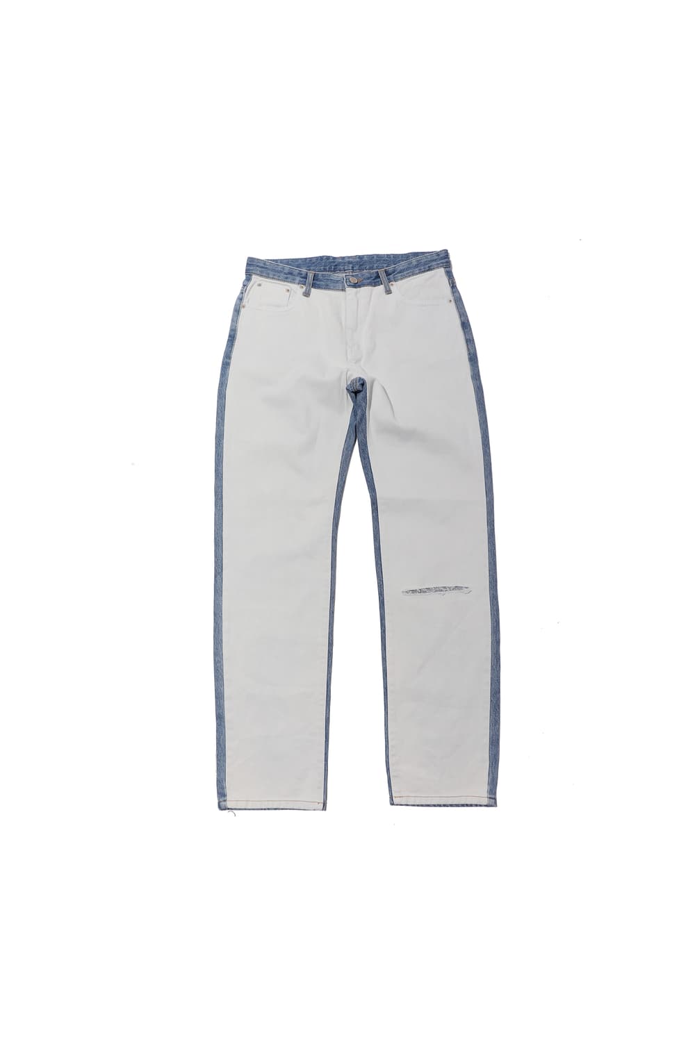 MMIC 미사용 배색 데님 팬츠 size S/32 상품이미지1