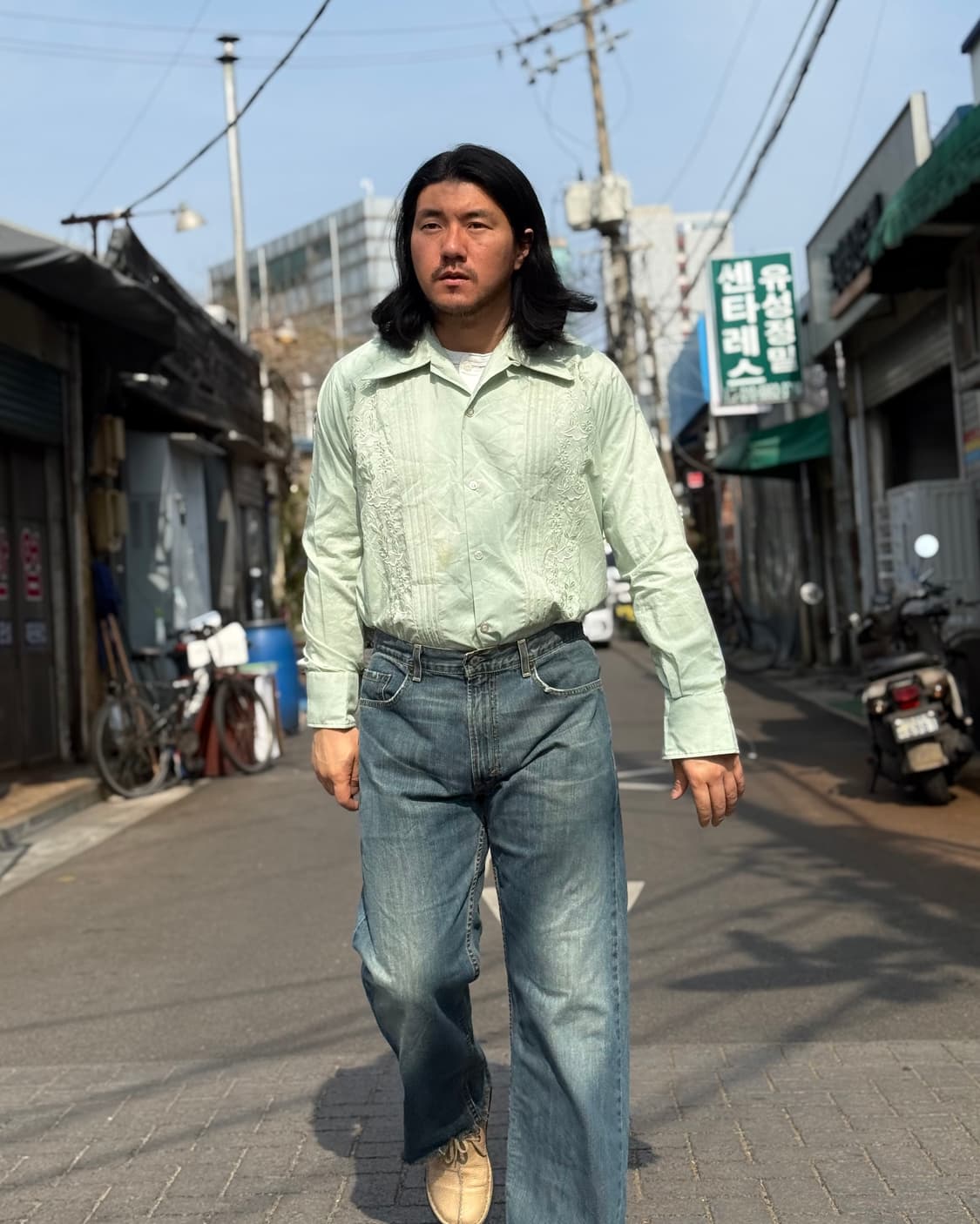 70-80‘s N.O.K 구아야베라 셔츠 2 상품이미지7