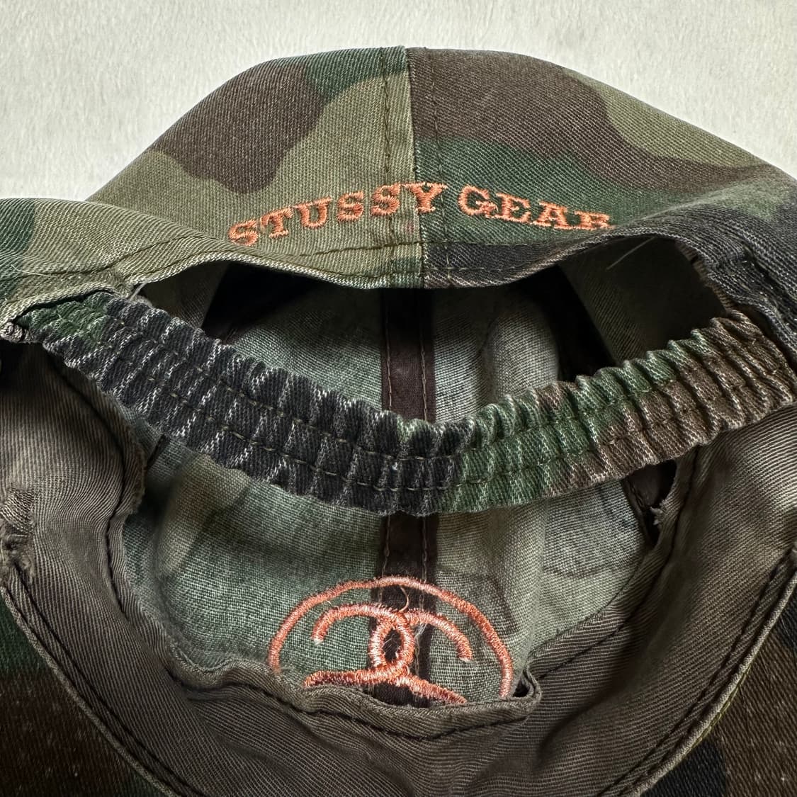 90s 올드 스투시 카모 볼캡 상품이미지10