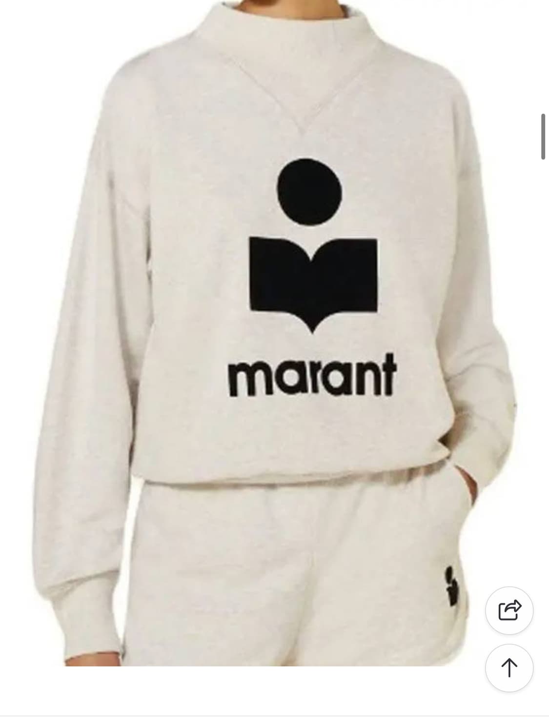 이자벨마랑 모비 스웨트셔츠 기모 38사이즈(택있음/정품) 상품이미지1