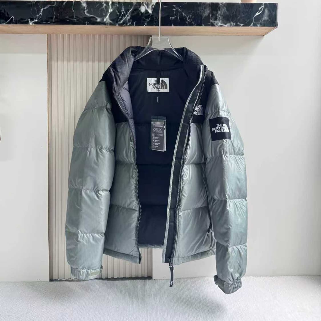 노스페이스 화이트 라벨 노벨티 눕시 다운 자켓 라이트 카키 NJ1DN50 상품이미지2