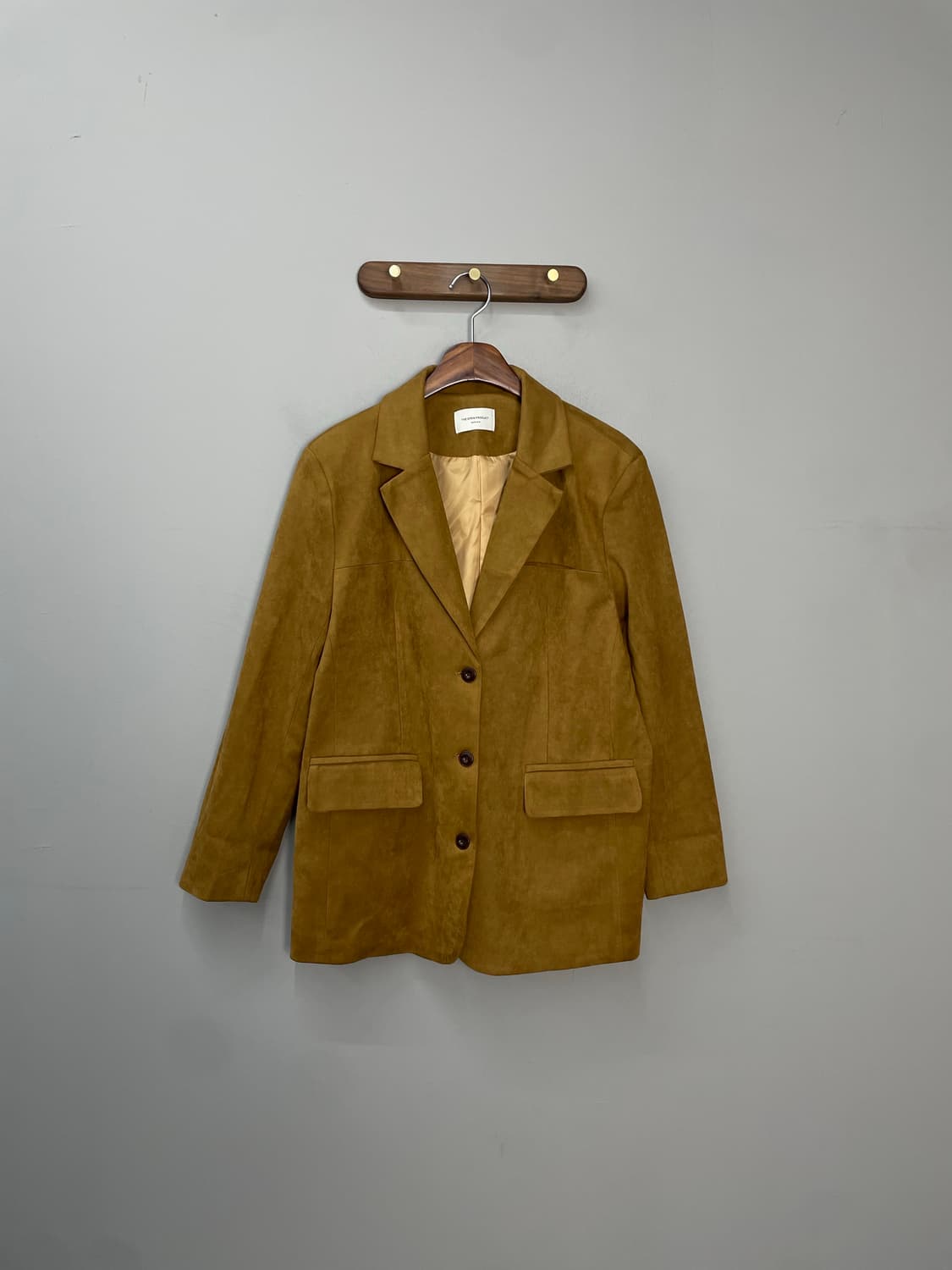 더오픈프로덕트 카멜 스웨이드 자켓 H1274 상품이미지2