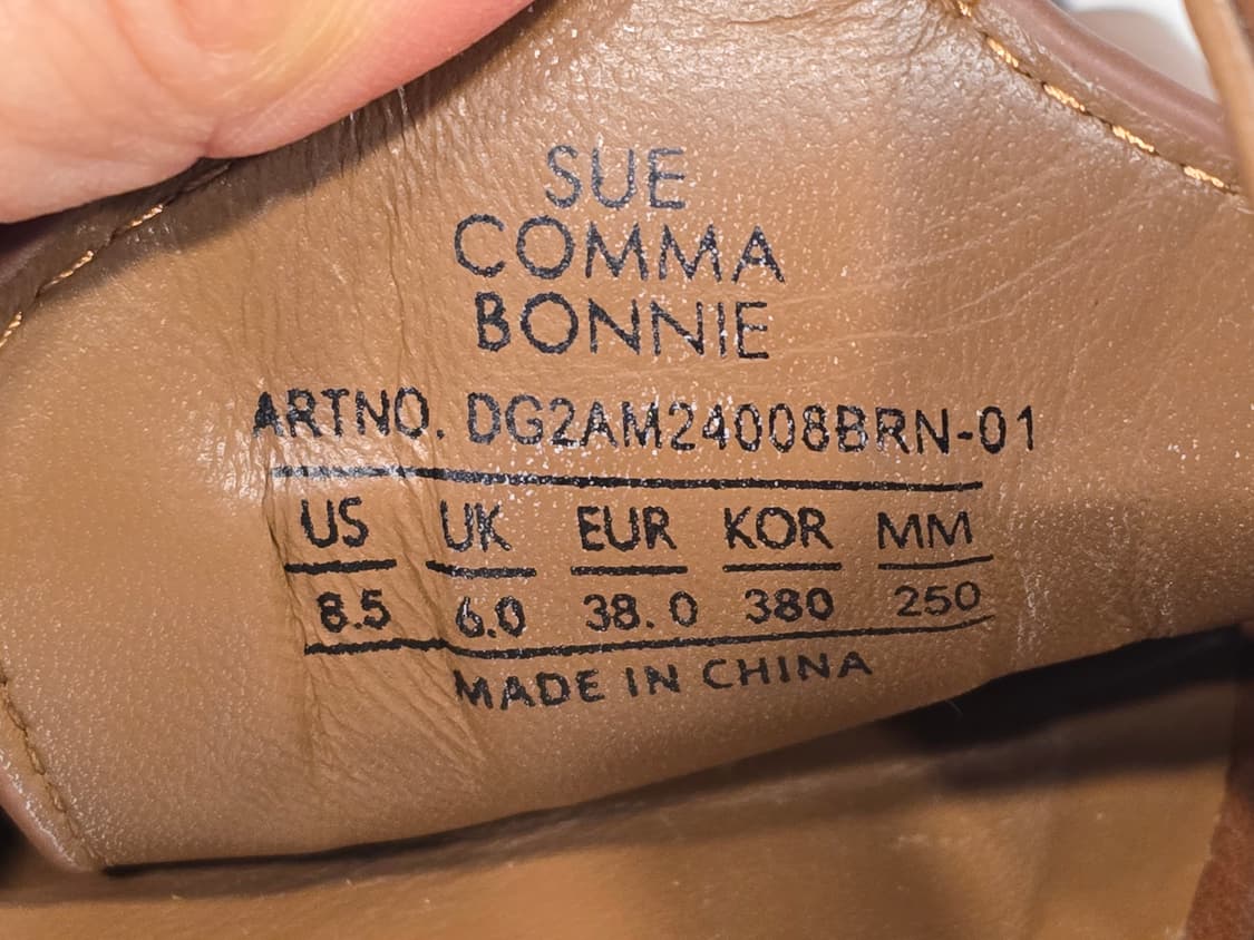 슈콤마보니 피셔맨 브라운 스트랩 플랫폼 샌들 250 상품이미지8