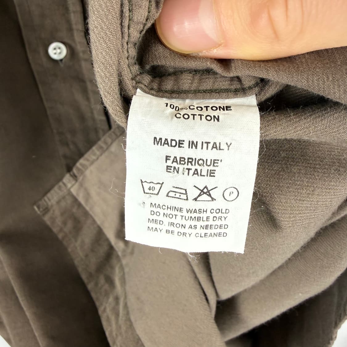 43) 벨그라비아 이태리 코듀로이 웨스턴 셔츠 브라운 상품이미지5