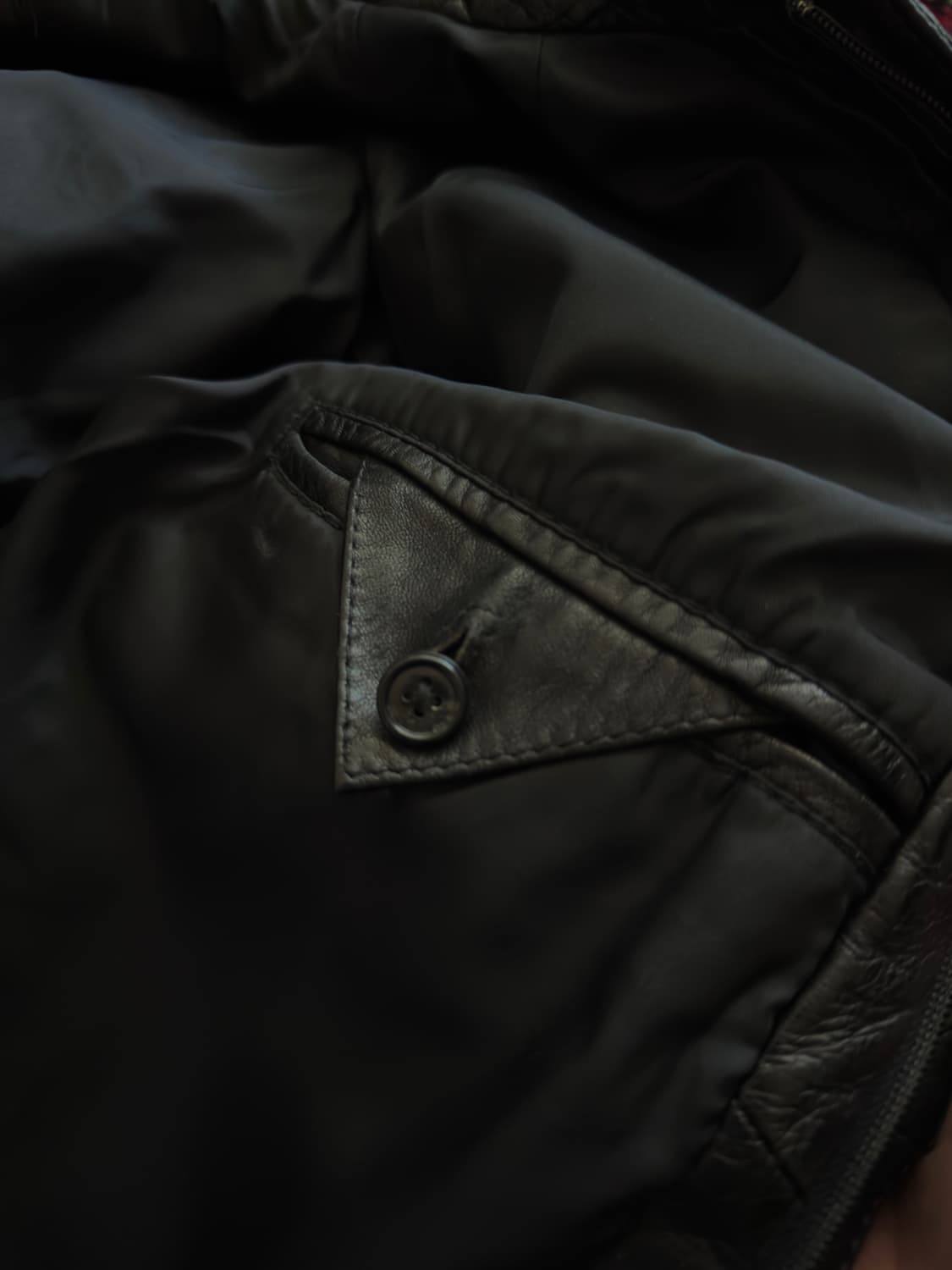 Coverage 7pocket Black Leather Jacket 상품이미지9