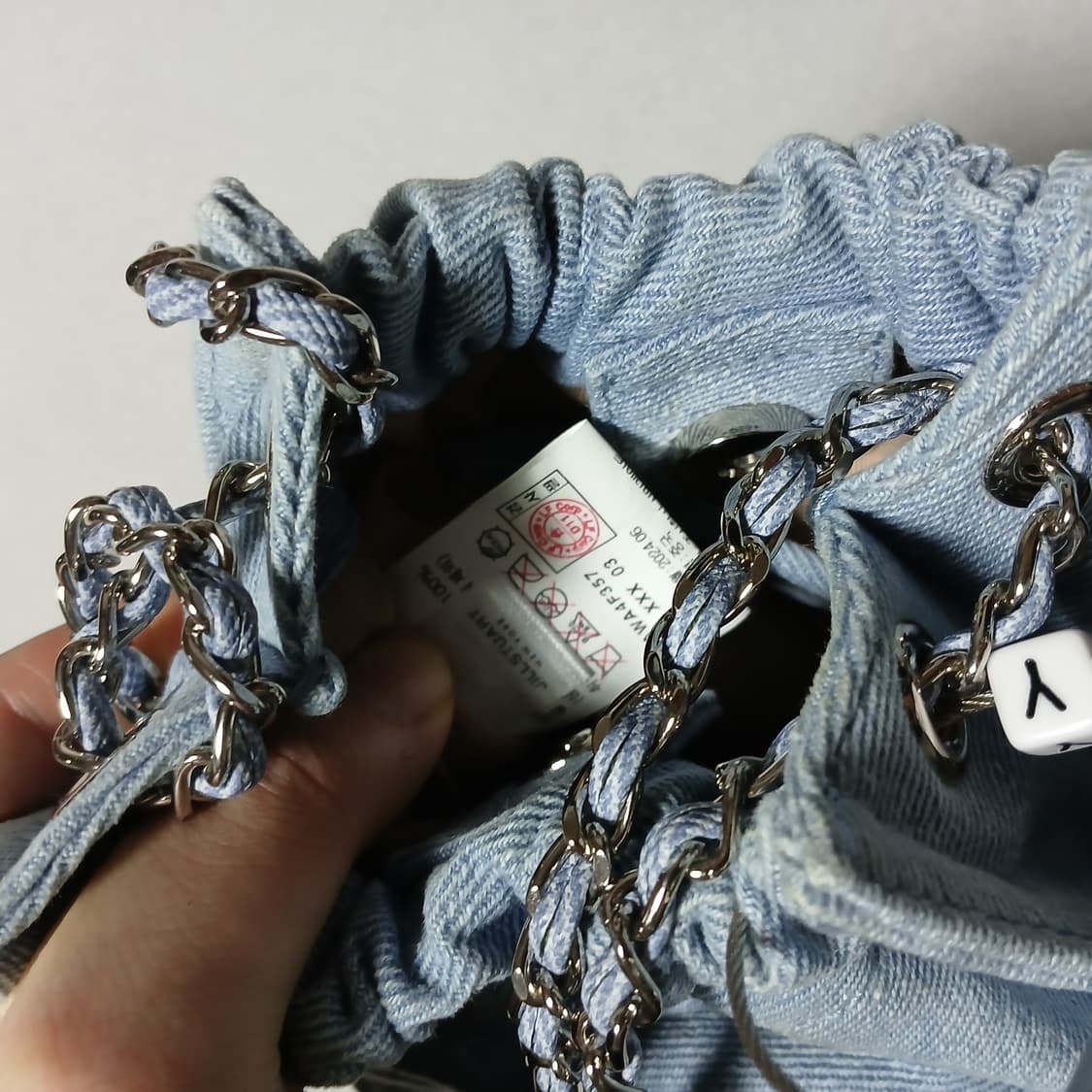 질스튜어트 코코체인 데님 미니 숄더백 크로스백 복조리 상품이미지8