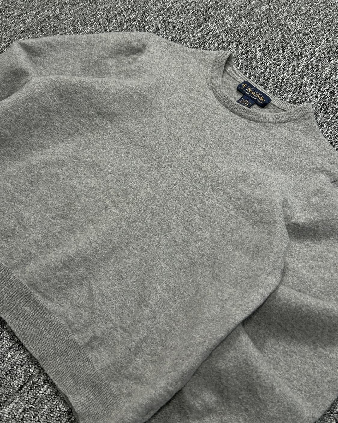 브룩스 브라더스 메리노 울 그레이 니트  상품이미지2