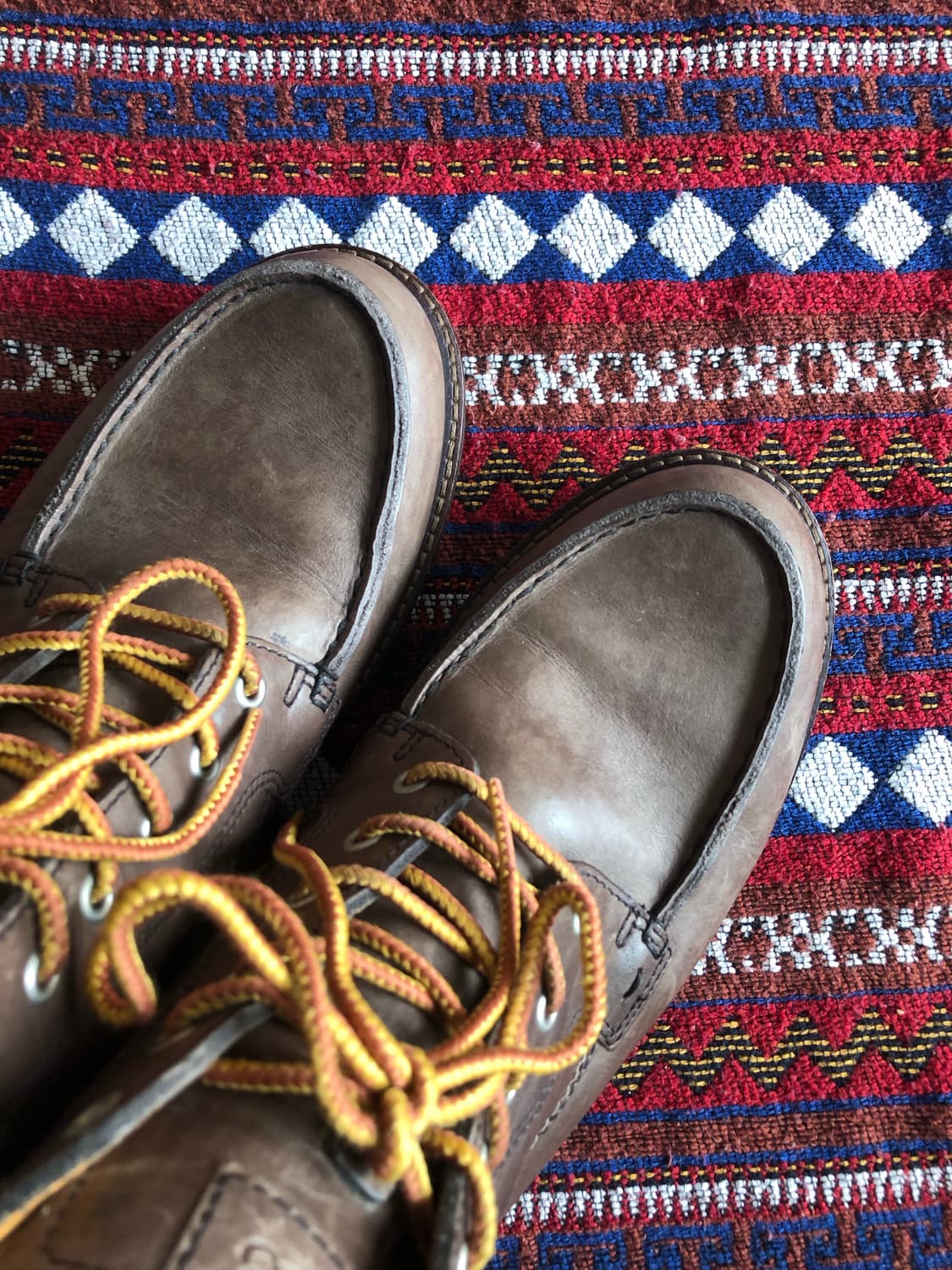 에코 브라운 레더 목토부츠 270 상품이미지6