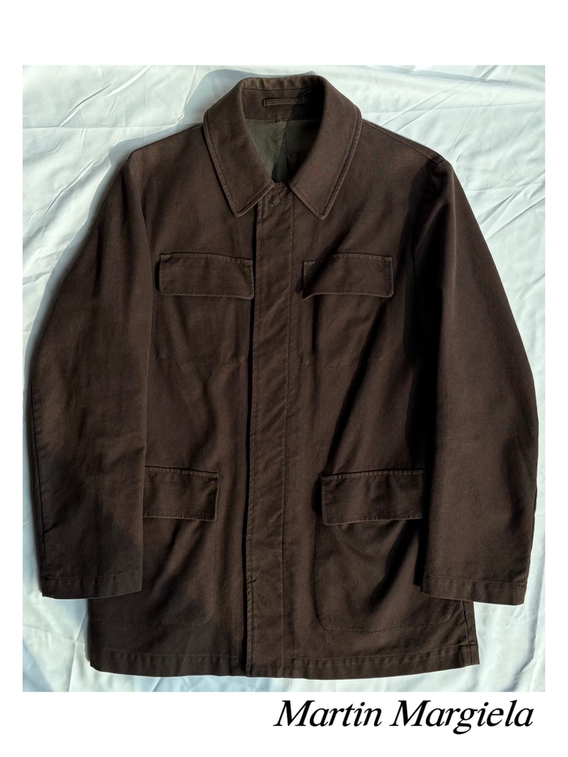 마르지엘라 01ss 필드 파카 자켓 아카이브 프렌치 워크 헌팅 사파리 상품이미지2