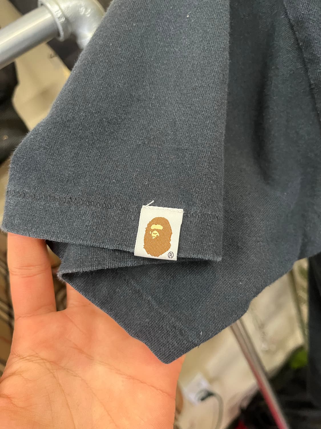 베이프 컬리지 블랙 반팔티 #csz739 상품이미지7