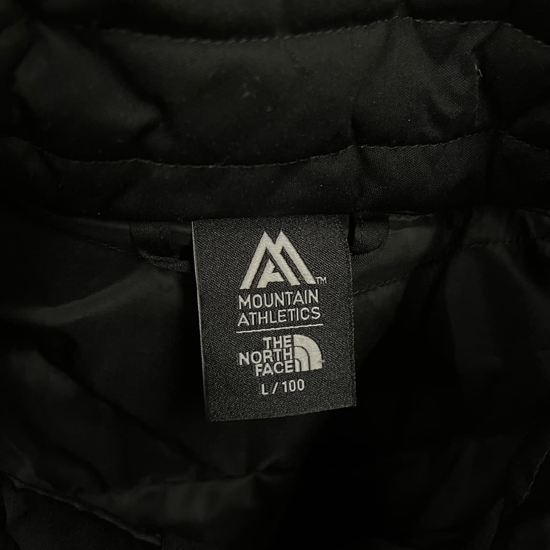 [정품/L] 노스페이스 블랙 다이아몬드 퀼팅 자켓 b10 상품이미지5