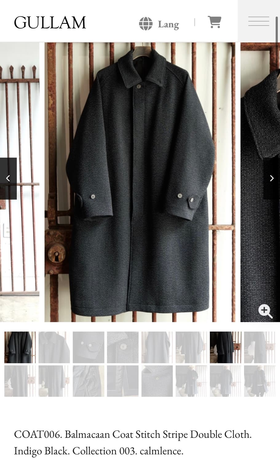 캄렌스 clamlence 발마칸 코트 2사이즈 상품이미지1