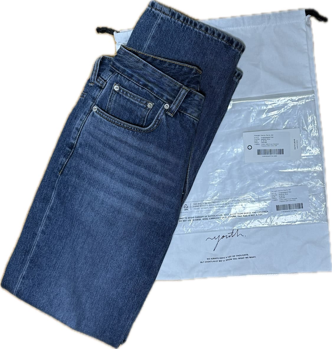 [S] youth straight denim pants 상품이미지1