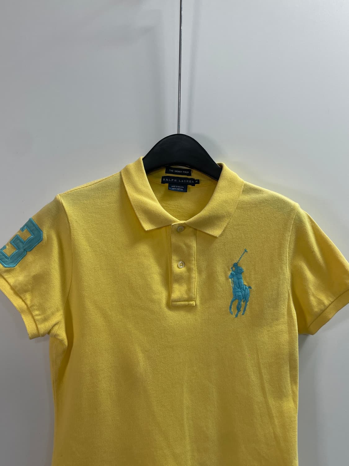 폴로 랄프로렌 빅포니 우먼스 노랑 반팔 카라티 (on.658) 상품이미지2