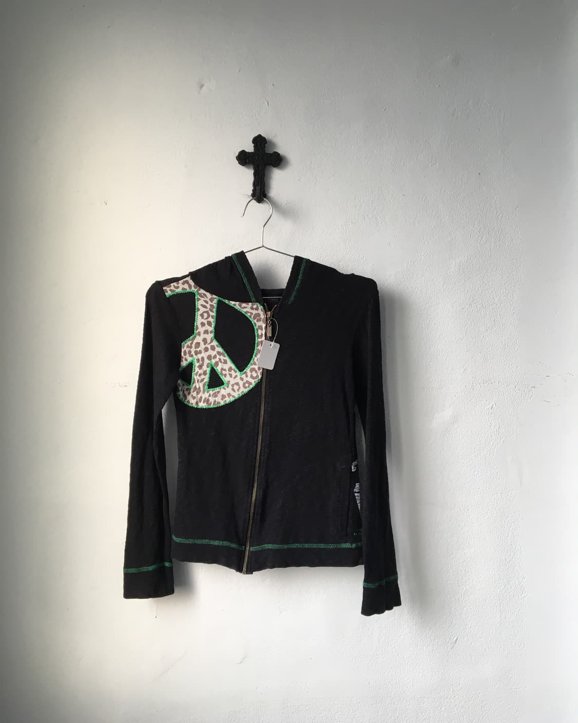 Stitch patch point hood zip up 상품이미지2