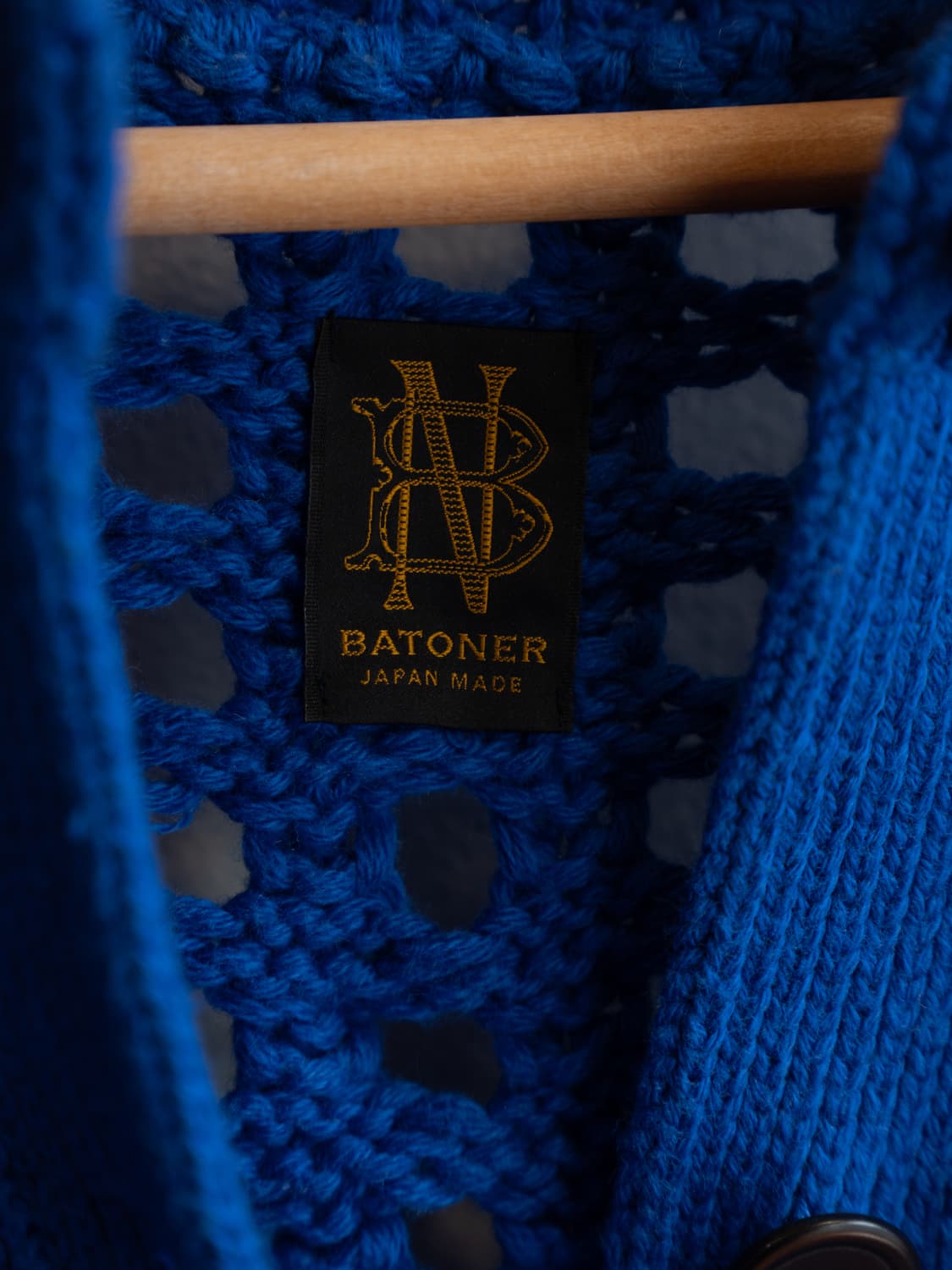 바토너 빔즈 별주 빅 메쉬 가디건 상품이미지5