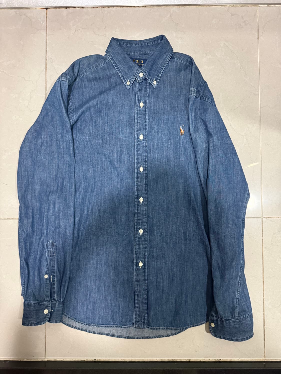 [당일출고,L사이즈] 폴로 랄프로렌 데님 셔츠 상품이미지1